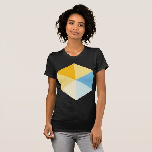 Farbe Hexagon 03 T-Shirt (Vorne ganz)