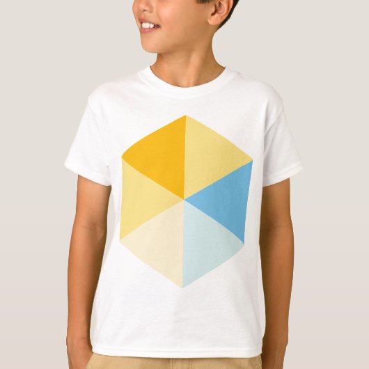 Farbe Hexagon 03 T-Shirt (Vorderseite)