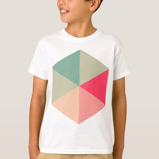 Farbe Hexagon 04 T-Shirt (Vorderseite)