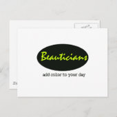 Farbe hinzufügen postkarte (Vorne/Hinten)