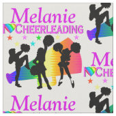 FARBE I LIEBE CHEERLEADING PERSONALISIERT FABRIC STOFF (Nahaufnahme)