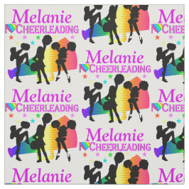 FARBE I LIEBE CHEERLEADING PERSONALISIERT FABRIC STOFF