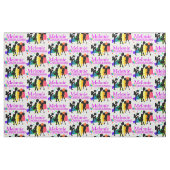 FARBE I LIEBE CHEERLEADING PERSONALISIERT FABRIC STOFF (Fat Quarter (45,7 x 55,9 cm))