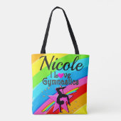 FARBE I LIEBE GYMNASTICS PERSONALISIERTES DESIGN TASCHE (Rückseite)