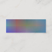 Farbe I - Vorlage Mini Visitenkarte (Rückseite)