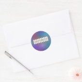 Farbe I - Vorlage Runder Aufkleber (Umschlag)