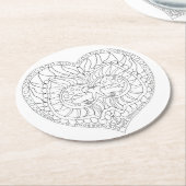 Farbe Ich liebe Vögel Untersetzer (Angewinkelt)