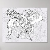 Farbe Ihr eigener Raven Griffin Poster (Vorne)