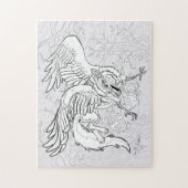 Farbe Ihr eigener Raven Griffin Puzzle (Vertikal)