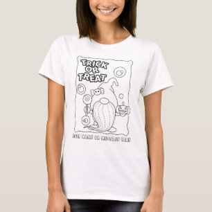 Farbe Ihr eigenes Halloween-Gnome mit Candy-T - Sh T-Shirt