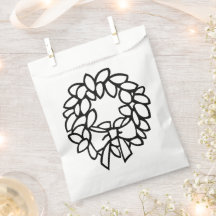 Farbe-Ihr-eigenes Kranz mit Set von 50 Bow