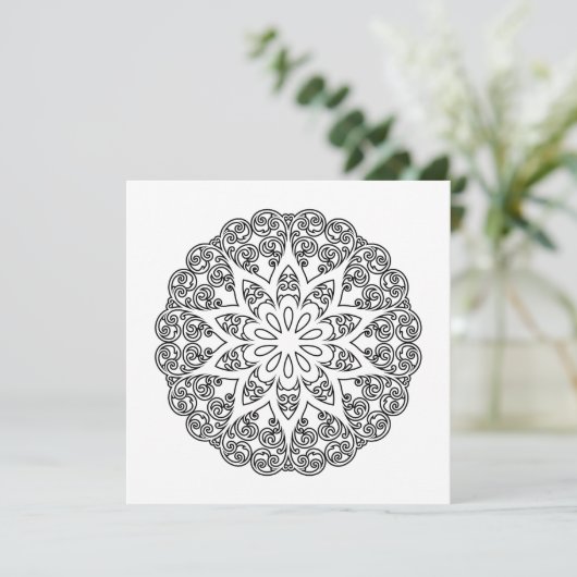 Farbe Ihr eigenes MANDALA - Farbbuch 1 (Stehend Vorderseite)