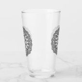 Farbe Ihr eigenes MANDALA - Farbbuch 1 Glas (Links)