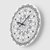 Farbe Ihr eigenes MANDALA - Farbbuch 1 Große Wanduhr (Winkel)