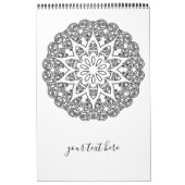 Farbe Ihr eigenes MANDALA - Farbbuch 1 Kalender (Titelbild)