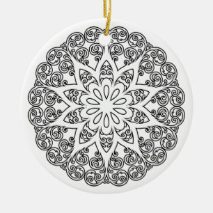 Farbe Ihr eigenes MANDALA - Farbbuch 1 Keramik Ornament