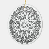 Farbe Ihr eigenes MANDALA - Farbbuch 1 Keramik Ornament (Links)