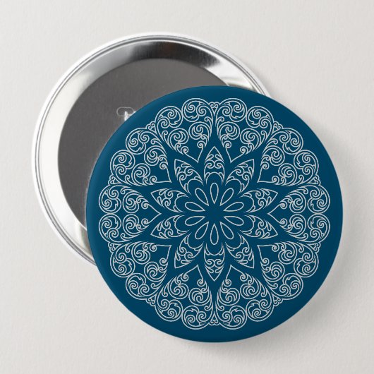 Farbe - Ihr eigenes MANDALA - Farbbuch 1a Button (Vorne & Hinten)