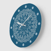 Farbe - Ihr eigenes MANDALA - Farbbuch 1a Große Wanduhr (Winkel)