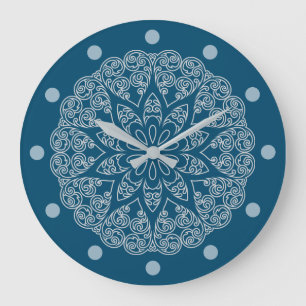 Farbe - Ihr eigenes MANDALA - Farbbuch 1a Große Wanduhr