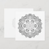 Farbe Ihr eigenes MANDALA - Farbbuch 2 (Vorne/Hinten)
