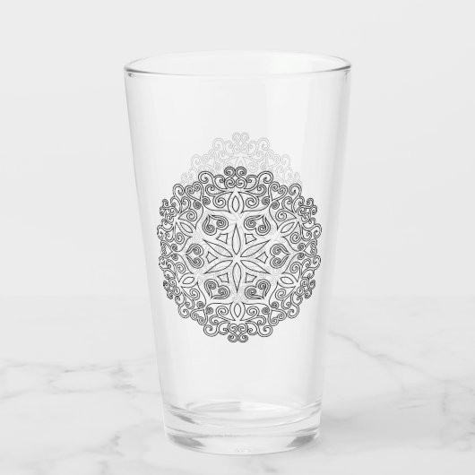 Farbe Ihr eigenes MANDALA - Farbbuch 2 Glas (Rückseite)