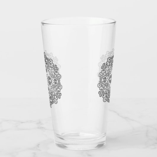 Farbe Ihr eigenes MANDALA - Farbbuch 2 Glas (Links)