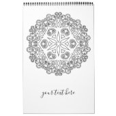 Farbe Ihr eigenes MANDALA - Farbbuch 2 Kalender (Titelbild)