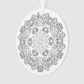 Farbe Ihr eigenes MANDALA - Farbbuch 2 Ornament (Vorderseite)