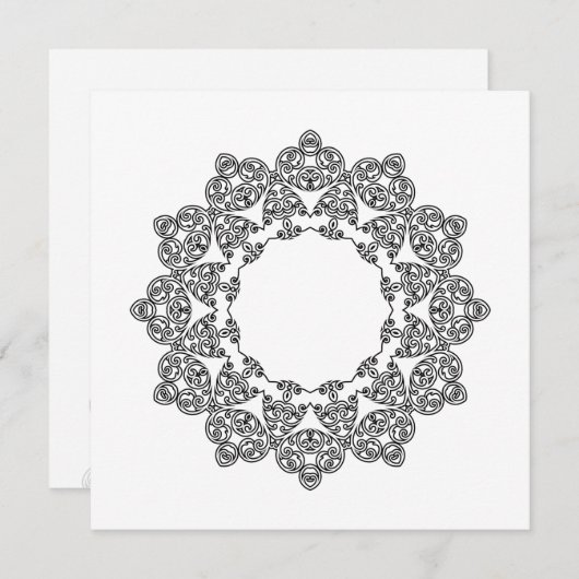 Farbe Ihr eigenes MANDALA - Farbbuch 3 (Vorne/Hinten)