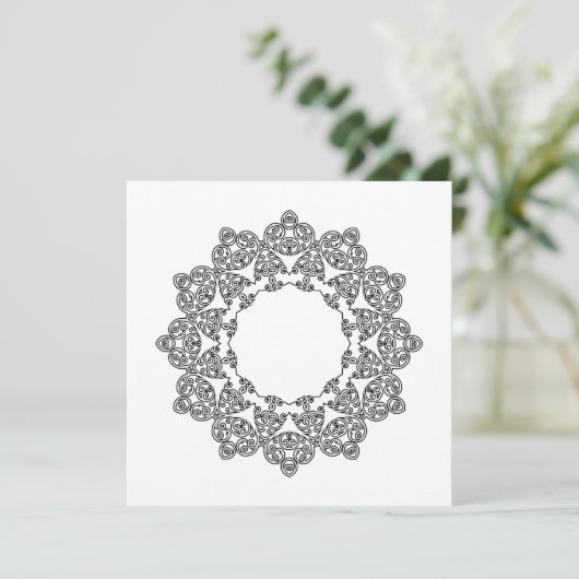 Farbe Ihr eigenes MANDALA - Farbbuch 3 (Stehend Vorderseite)