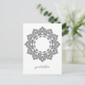 Farbe Ihr eigenes MANDALA - Farbbuch 3 Postkarte (Stehend Vorderseite)
