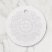 Farbe Ihr eigenes MANDALA - Farbbuch 4 Geschenkanhänger (Rückseite)