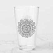 Farbe Ihr eigenes MANDALA - Farbbuch 4 Glas (Rückseite)