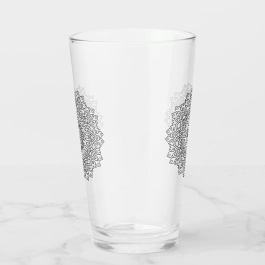 Farbe Ihr eigenes MANDALA - Farbbuch 4 Glas (Rechts)