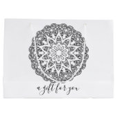 Farbe Ihr eigenes MANDALA - Farbbuch 4 Große Geschenktüte (Rückseite)