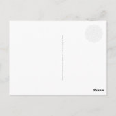Farbe Ihr eigenes MANDALA - Farbbuch 4 Postkarte (Rückseite)