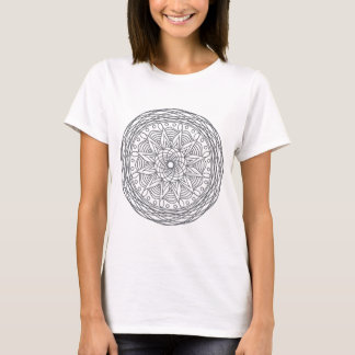 Farbe Ihr eigenes Mandala Shirt Erwachsenes Farben
