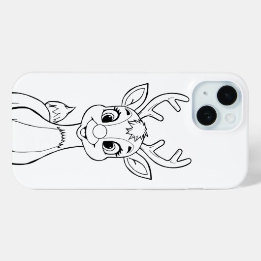 Farbe Ihr eigenes Weihnachtsgeschenk Rudolph iPhon Case-Mate iPhone Hülle (Rückseite (Horizontal))