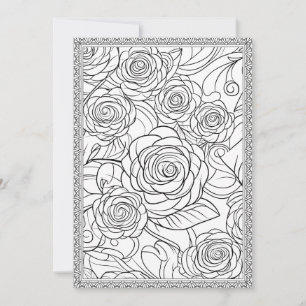 Farbe Ihre eigene elegante Blumenkarte Dankeskarte