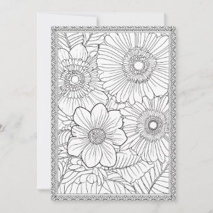 Farbe Ihre eigene elegante Blumenkarte Dankeskarte