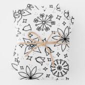 Farbe Ihrer eigenen Blume Geschenkpapier Set (Beispiel)