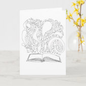 Farbe Ihrer eigenen Karte - Magie buchen (Gelbe Blume)