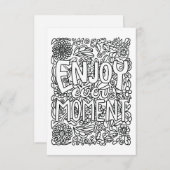 Farbe Ihrer eigenen Note Dankeskarte (Vorne/Hinten)