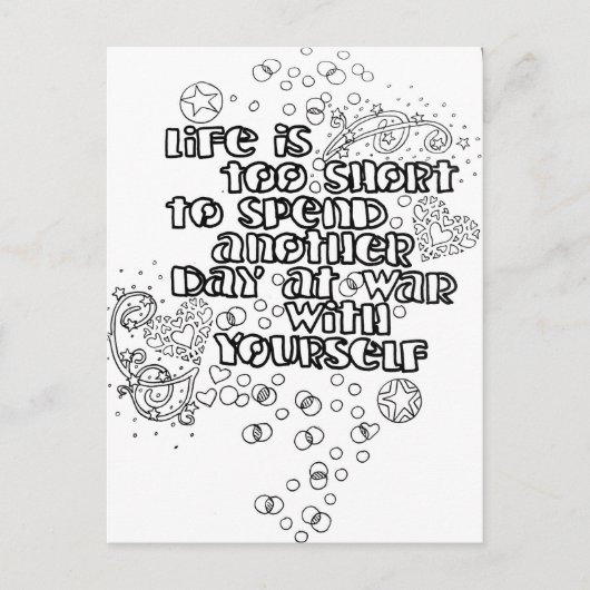 Farbe Ihrer eigenen Postkarte (Vorderseite)