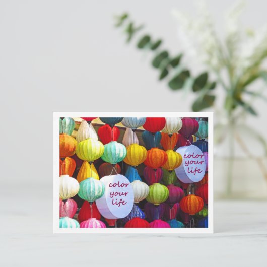 Farbe Ihrer Postkarte (Stehend Vorderseite)