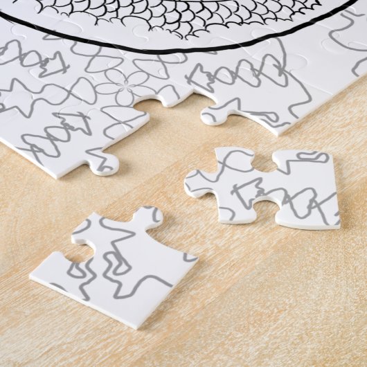 Farbe Ihres eigenen Drachen Mandala Puzzle (Seite)