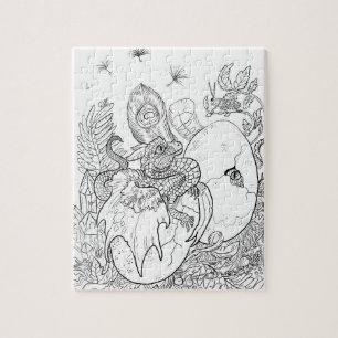 Farbe Ihres eigenen Hatchling-Drachen Puzzle