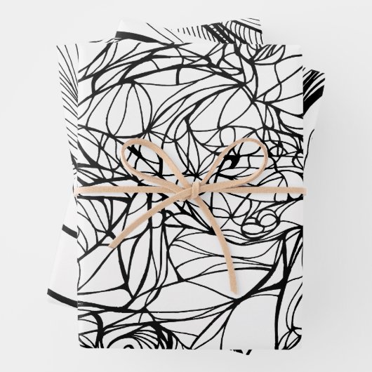 Farbe Ihres eigenen Papiers flache Blatt Set 3 (Beispiel)