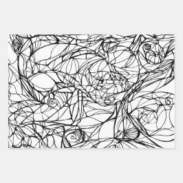 Farbe Ihres eigenen Papiers flache Blatt Set 3